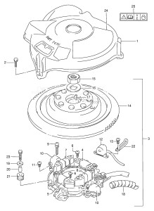 DT100 From 10001-461001 ()  1994 drawing MAGNETO (MODEL:90~00)