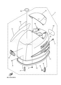 FT50GETL drawing TOP-COWLING