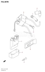 DF9.9 From 00992F-880001 (P01)  2008 drawing IGNITION COIL (K5,K6,K7,K8,K9,K10,011)