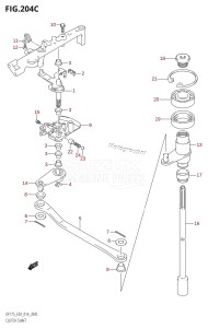 DF175TG From 17502F-410001 (E03)  2014 drawing CLUTCH SHAFT (DF150Z:E03)