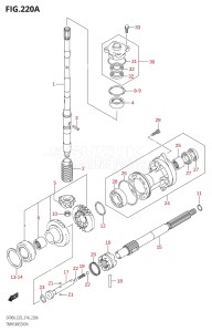 07003F-410001 (2014) 70hp E03-USA (DF70A) DF70A drawing TRANSMISSION