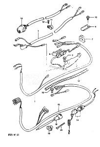 DT25 From 02503-405316-407354 ()  1984 drawing ELECTRICAL