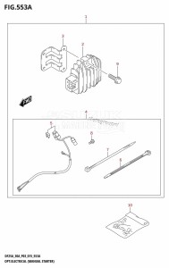 DF30A From 03003F-510001 (P03)  2015 drawing OPT:ELECTRICAL (MANUAL STARTER) (DF25A:P03:M-STARTER)