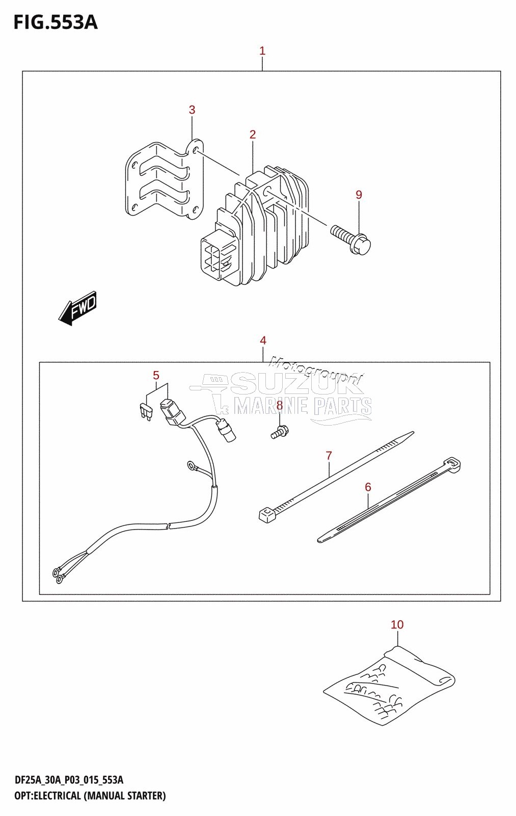 OPT:ELECTRICAL (MANUAL STARTER) (DF25A:P03:M-STARTER)