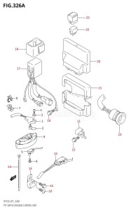 DF200Z From 20001Z-680001 (E01 E40)  2006 drawing PTT SWITCH /​ ENGINE CONTROL UNIT