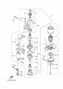 F100DETL drawing STARTER-MOTOR