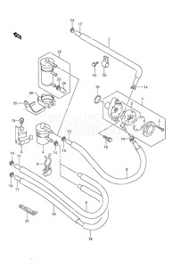 Outboard DF 40 drawing Fuel Pump