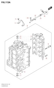 08002F-810001 (2018) 80hp E03-USA (DF80AT) DF80A drawing CYLINDER BLOCK