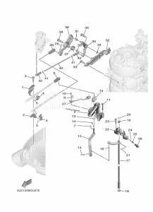 F100B drawing THROTTLE-CONTROL