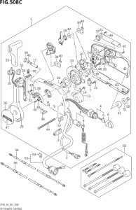 04001F-421001 (2004) 40hp E03-USA (DF40TK4) DF40 drawing OPT:REMOTE CONTROL (K5,K6,K7,K8,K9,K10)