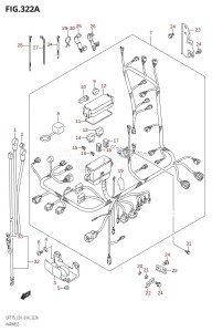 DF150ZG From 15002Z-410001 (E40)  2014 drawing HARNESS (DF150T:E01)