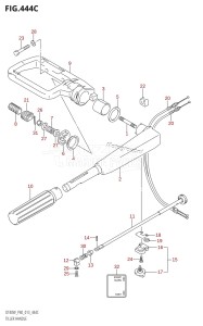 DT40 From 04005-310001 ()  2013 drawing TILLER HANDLE (DT40WK:P40)