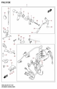 DF30A From 03003F-710001 (P01 P40)  2017 drawing OPT:REMOTE CONTROL PARTS (DF30AQ:P01)