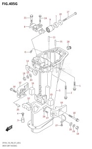 DT15A From 01503K-510001 (P36)  2015 drawing DRIVE SHAFT HOUSING (DT15AK:P36)