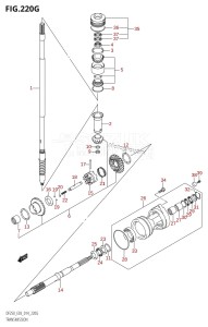 DF200 From 20002F-410001 (E03)  2014 drawing TRANSMISSION (DF250ST:E03)