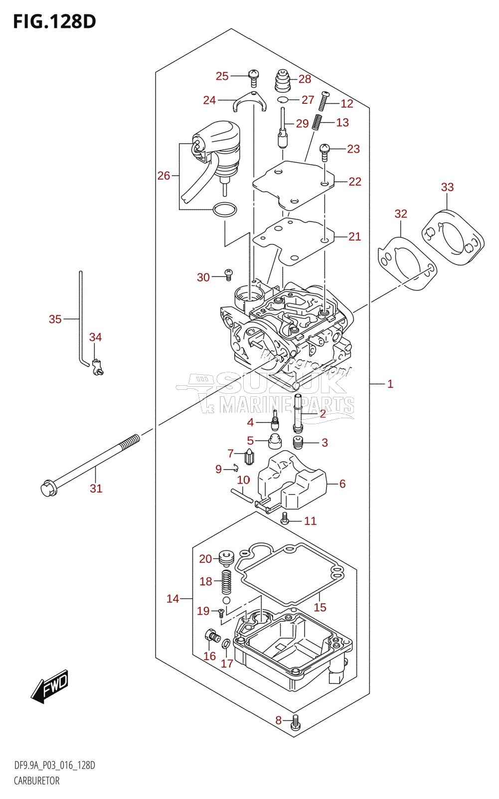 CARBURETOR (DF9.9AR:P03)