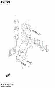 DF30A From 03003F-710001 (P01 P40)  2017 drawing EXHAUST MANIFOLD