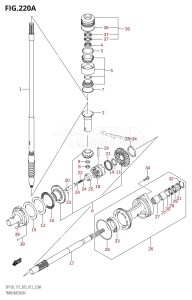 DF175Z From 17502Z-210001 (E03)  2012 drawing TRANSMISSION (DF150T:E03)