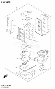 DF40A From 04004F-040001 (E01 E03 E11 E34, USA)  2020 drawing OPT:GASKET SET (DF50AVT,DF50AVTH,DF60AVT,DF60AVTH,DF40ASVT)