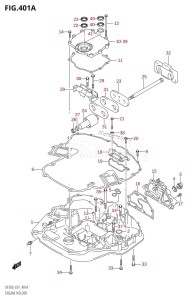 DF300 From 30001F-880001 (E01 E40)  2008 drawing ENGINE HOLDER