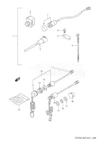 DT30C From 03003-751001 ()  1997 drawing OPTIONAL : ELECTRICAL (FOR MANUAL STARTER)(2)