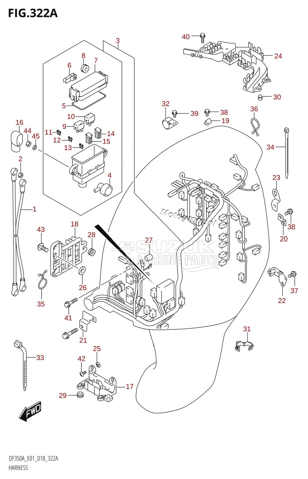 HARNESS (DF350A)