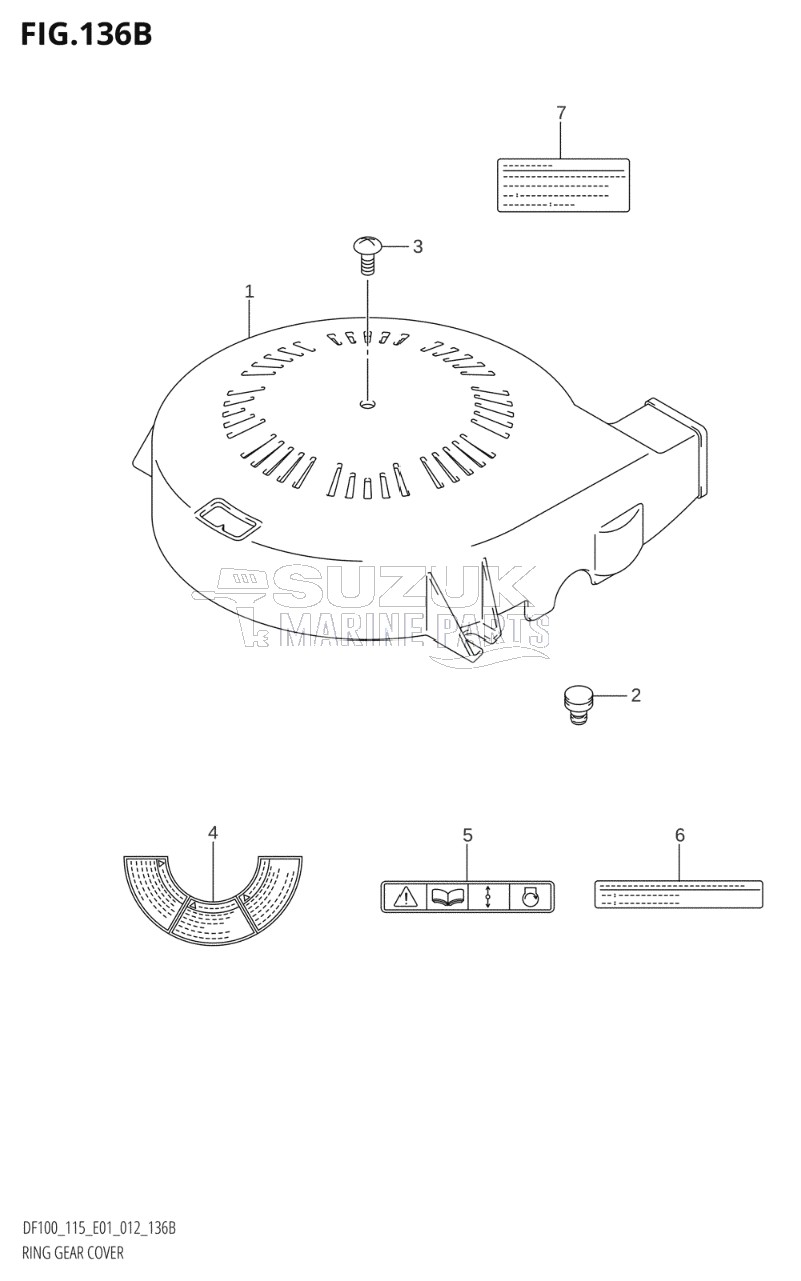 RING GEAR COVER (DF100T:E40)