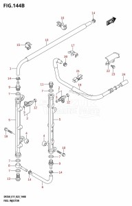 DF250Z From 25003Z-340001 (E11 E40)  2023 drawing FUEL INJECTOR (E03:(DF225T,DF225Z,DF250T,DF250Z))