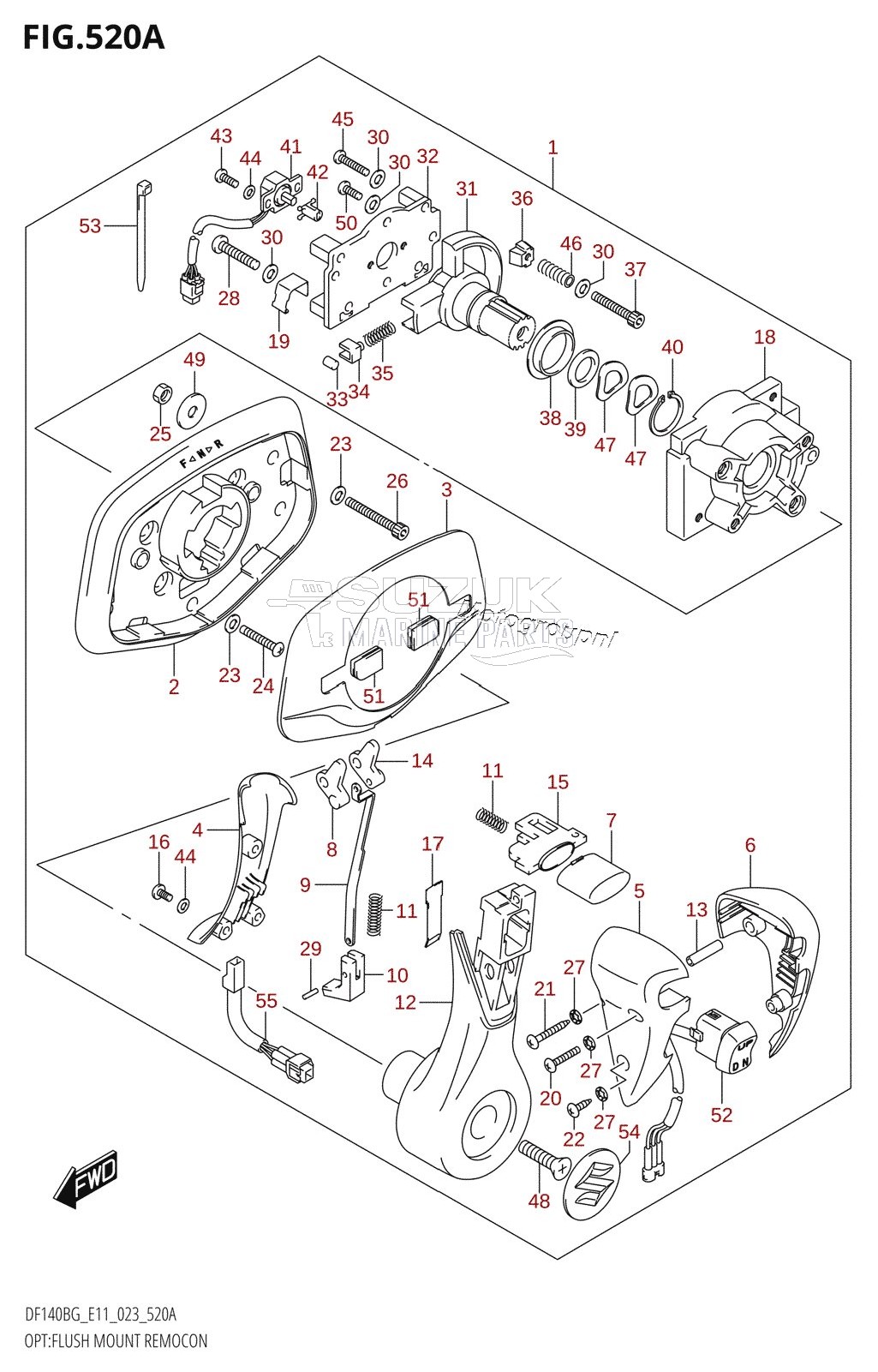 OPT:FLUSH MOUNT REMOCON (021)