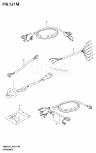 DF60A From 06002F-310001 (E01 E40)  2013 drawing OPT:HARNESS (DF60ATH:E40)