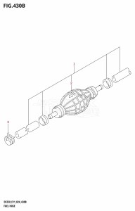 DF250T From 25003F-440001 (E11 - E40 E03)  2024 drawing FUEL HOSE (E01,E11,E40)