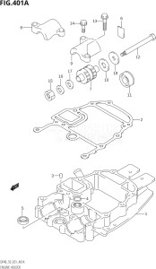 05001F-151001 (2001) 50hp E01 E11-Gen. Export 1-and 2 (DF50QHK1  DF50TK1) DF50 drawing ENGINE HOLDER