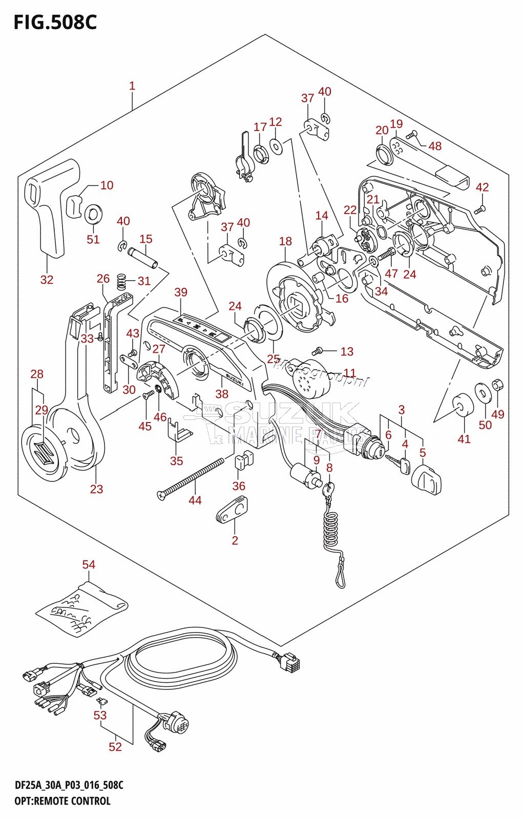 OPT:REMOTE CONTROL (DF25AQ:P03)