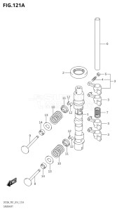 01504F-410001 (2014) 15hp P01-Gen. Export 1 (DF15A  DF15AR) DF15A drawing CAMSHAFT (DF9.9B:P01)