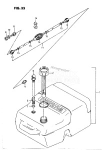 DT9.9C From 00994-581001 ()  1995 drawing FUEL TANK (DT9.9C PLASTIC)