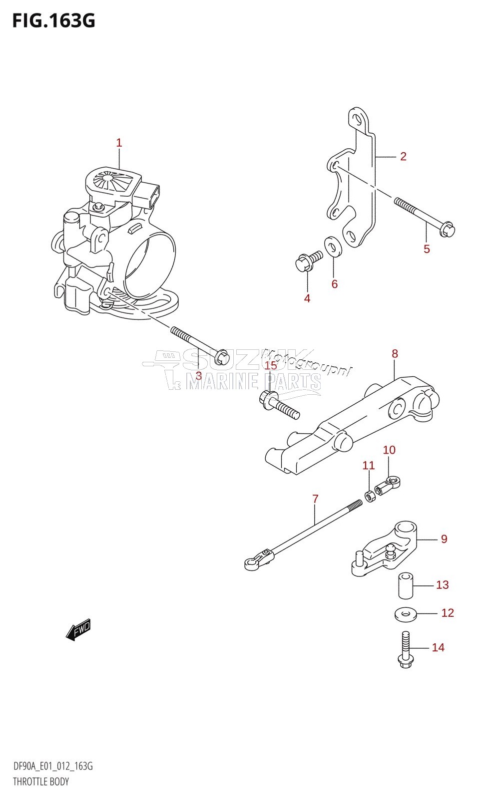 THROTTLE BODY (DF90A:E01)