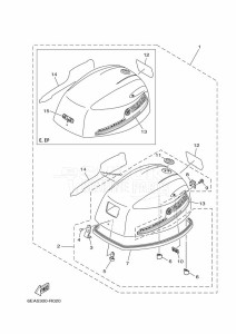 FT9-9LMH drawing FAIRING-UPPER