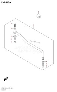 DF30A From 03003F-340001 (P01 P40)  2023 drawing DRAG LINK (DF25AT,DF30AR,DF30AT)