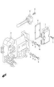 DF 200A drawing Rectifier/Ignition Coil