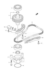 DF 150 drawing Timing Chain