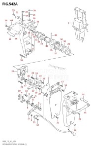 DF90 From 09001F-421001 (E03)  2004 drawing OPT:REMOTE CONTROL ASSY DUAL (2)