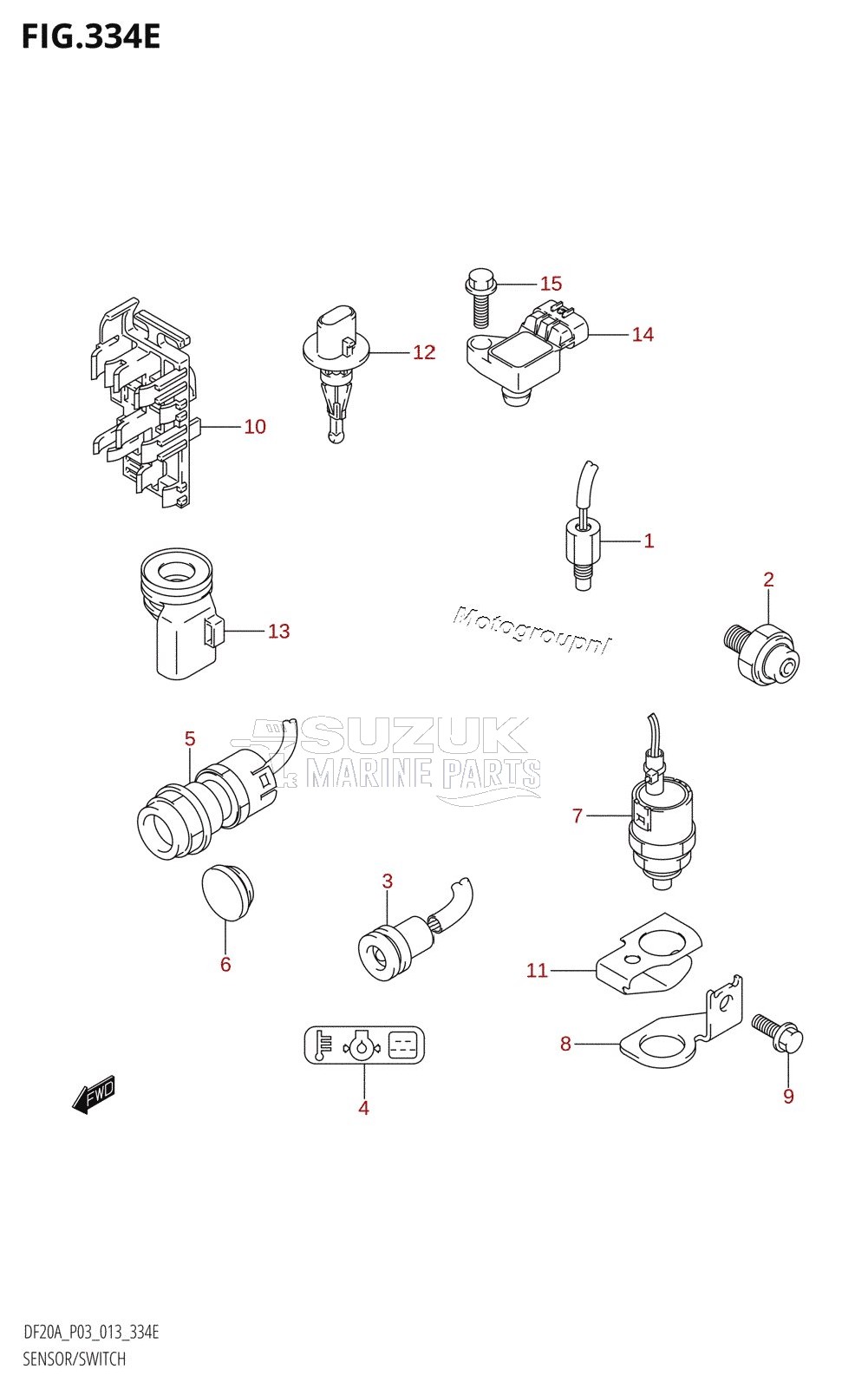 SENSOR /​ SWITCH (DF20A:P03)