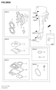 DT15 From 01501K-780001 (E36)  2007 drawing OPT:GASKET SET