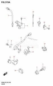 DF90A From 09003F-810001 (E01 E40)  2018 drawing SENSOR