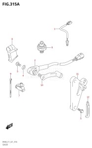 04005F-240001 (2022) 40hp E34-Italy (DF40ASVT  DF40ASVT) DF40A drawing SENSOR (DF40A,DF40ATH,DF50A,DF50ATH)