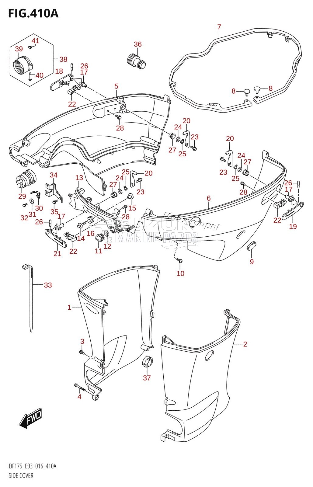 SIDE COVER (DF150T:E03)