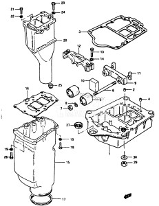 DT115 From 11502-231001 ()  1992 drawing ENGINE HOLDER (MODEL VZ)