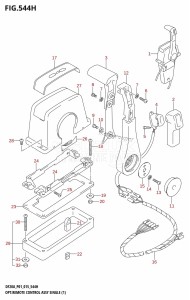 DF20A From 02002F-510001 (P01)  2015 drawing OPT:REMOTE CONTROL ASSY SINGLE (1) (DF20AR:P01)