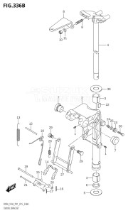 00994F-510001 (2005) 9.9hp P01-Gen. Export 1 (DF9.9A  DF9.9AR) DF9.9A drawing SWIVEL BRACKET (DF8AR:P01)