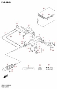 DF9.9B From 00995F-040001 (P01)  2020 drawing TILLER HANDLE (DF20A:P40)